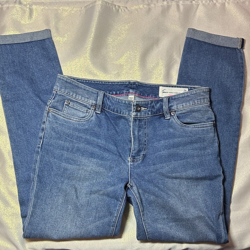 Two by Vince Camuto Light Blue Straight Leg Jeans